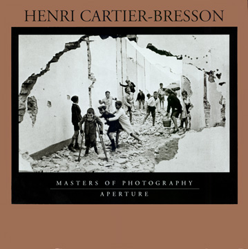 Interior spread from <em>Henri Cartier-Bresson</strong, from Aperture’s Masters of Photography series.